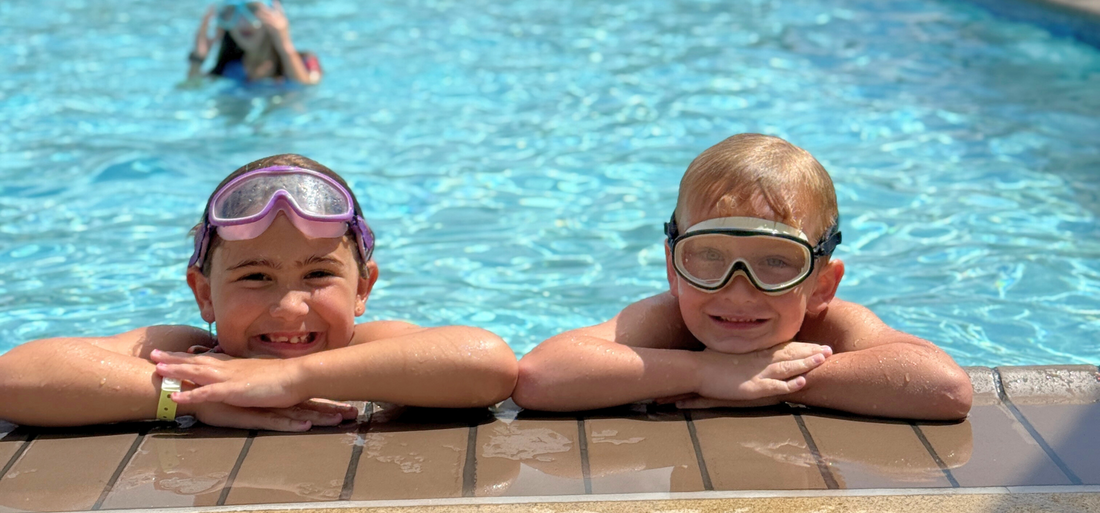 How to Prevent Red Eyes, Dry Skin, and Green Hair from Swimming - Frogglez goggles swim tips