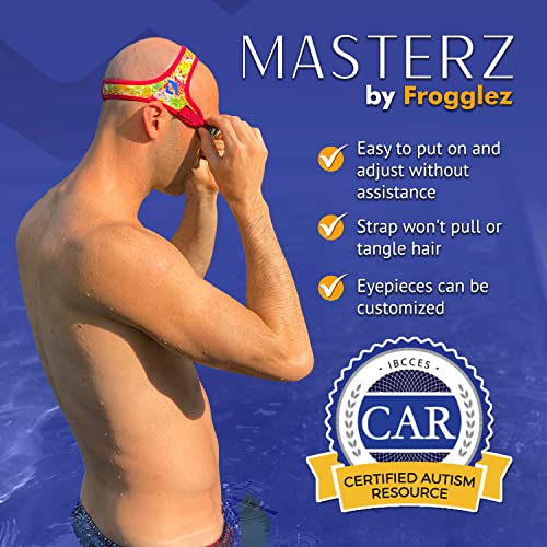 Blue Hibiscus Masterz Teen/Adult Swim Goggles