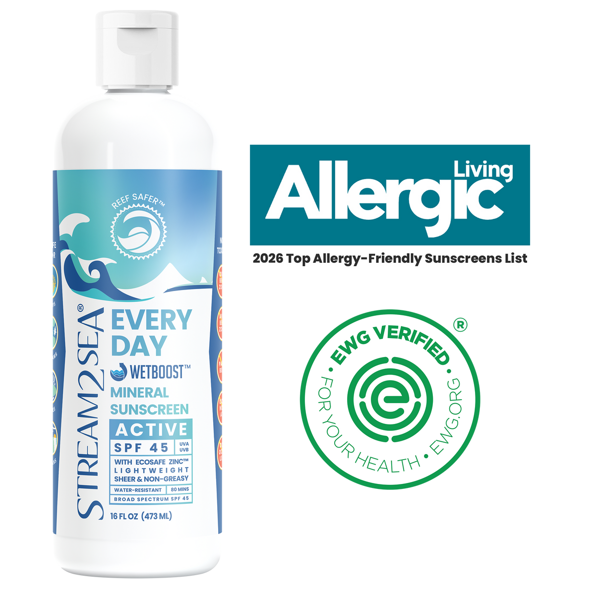 Every Day Active Mineral Sunscreen 16oz