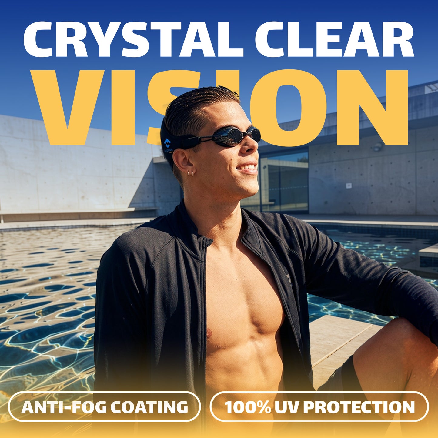 Blue Hibiscus Masterz Teen/Adult Swim Goggles