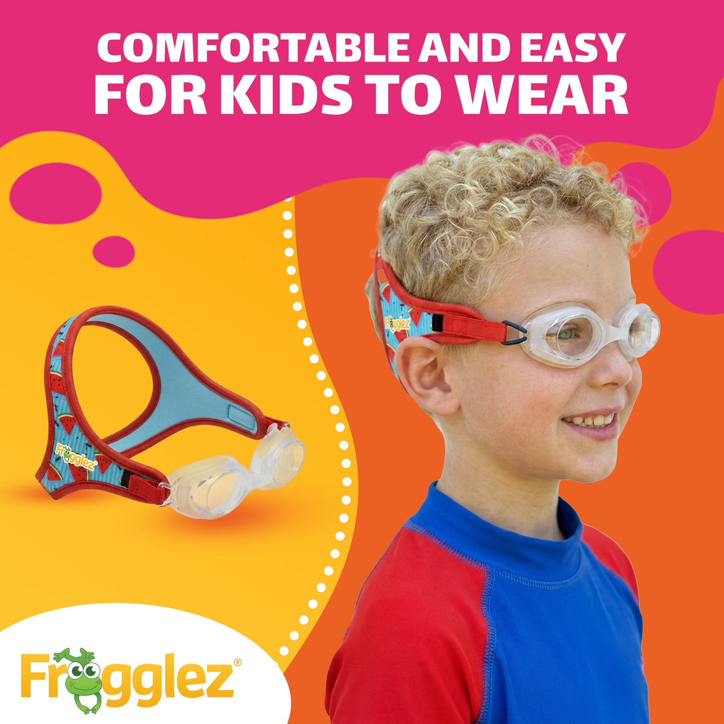 Red Refresherz Kids Swim Goggles
