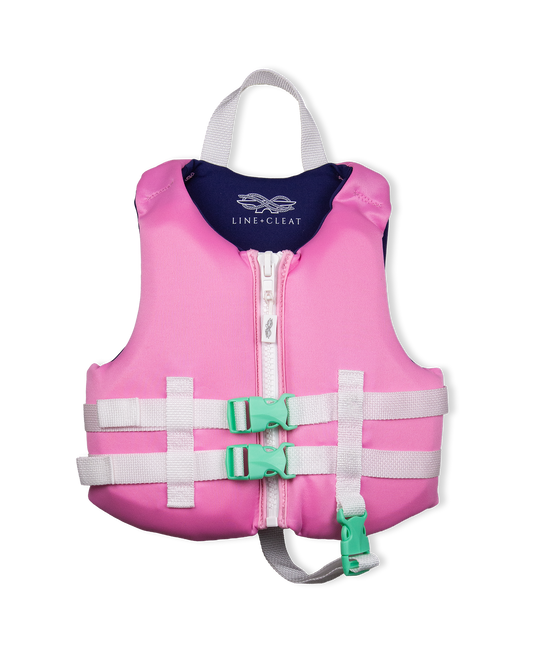 Pink USCG Life Jacket (30-50 lbs)
