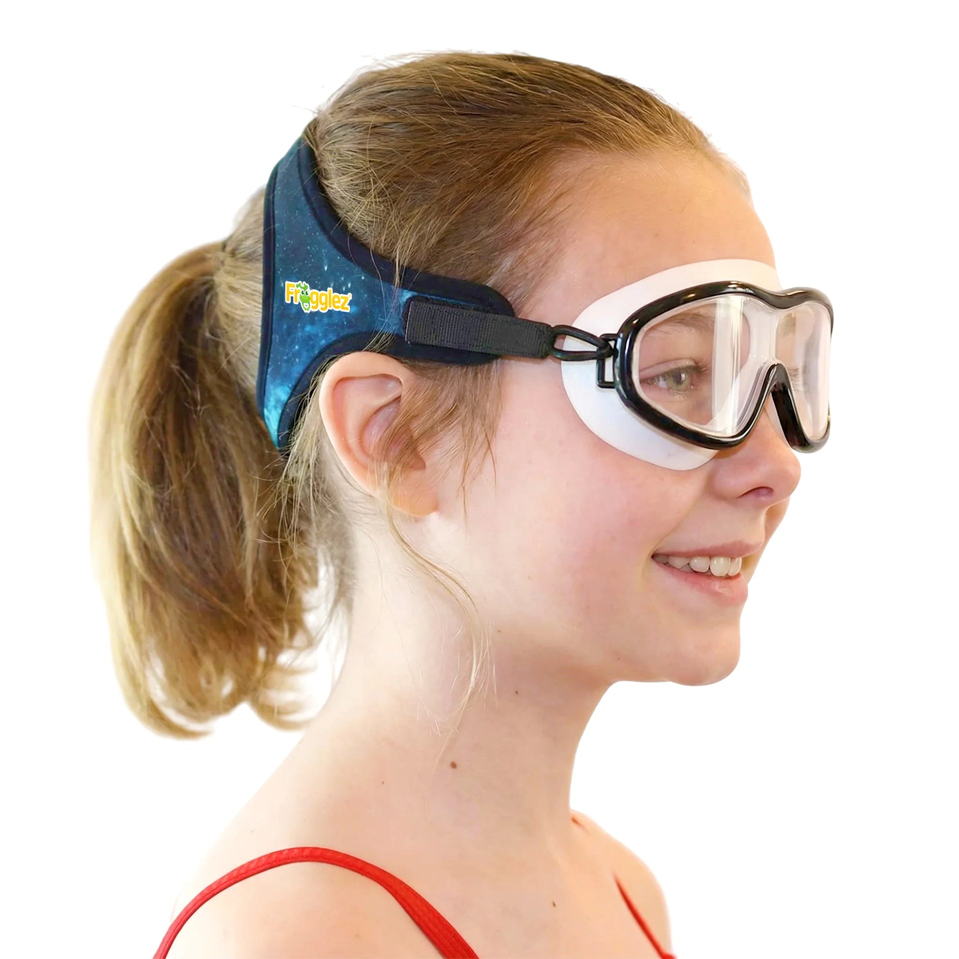 Frogglez Blue Navigatorz Kids Swim Mask Ages 4-10