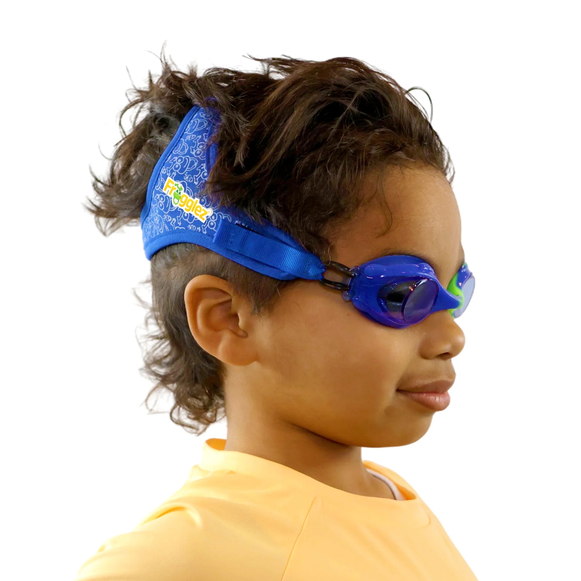 goggles børn Blue Frogz Kids Swim Goggles