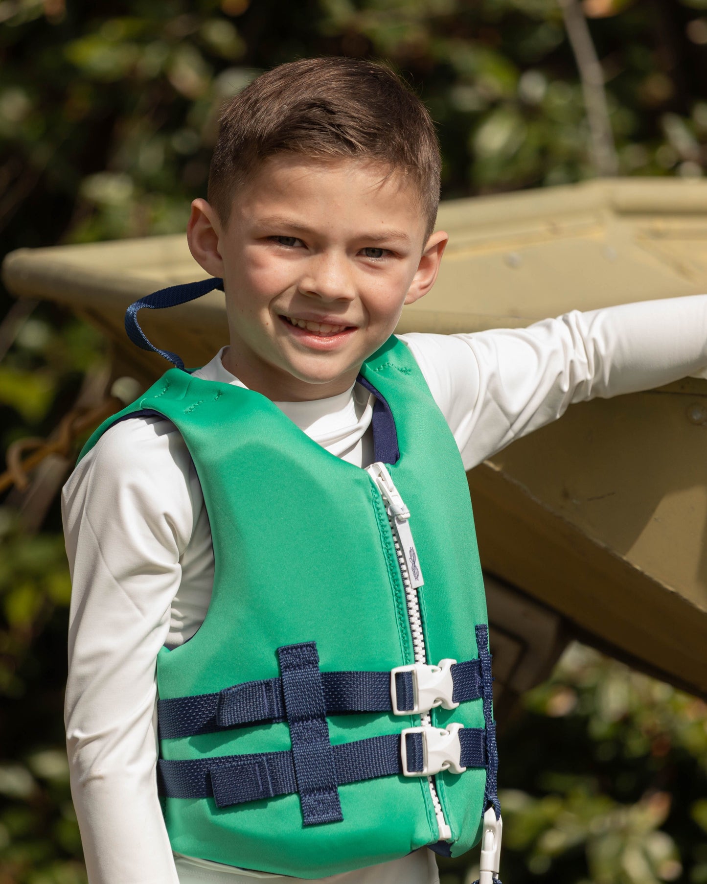 Green USCG Life Jacket (30-50 lbs)